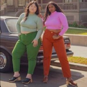 Big Bud Press burnt bright Orange Trousers